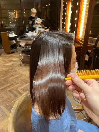 ミディアム stylist YUTOのヘアスタイル