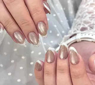 ネイル By moonネイル 🌷ワンホン/韓国風のネイルデザイン