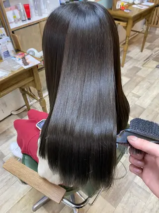 セミロング 髪質改善✨ 角谷　勇のヘアスタイル