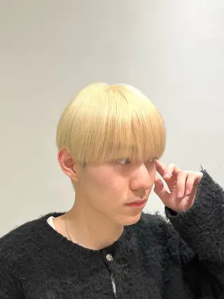 カラー メンズ 駒野 晃のヘアスタイル