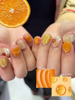 ネイル ASA nail / アート☀︎ニュアンスのネイルデザイン