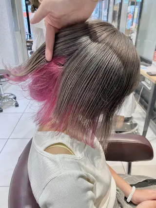 ショート カラー ✨髪質改善専門店✨ QOLU✨のヘアスタイル