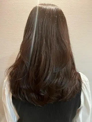 ロング かわい りほのヘアスタイル