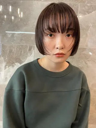 ミディアム 似合わせカットNo 1/横浜美容師のヘアスタイル