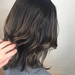 ミディアム カラー ヘアアレンジ 烏丸韓国ヘア🇰🇷 ayaka🎀のヘアスタイル