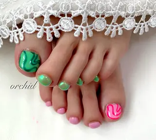 ネイル orchid ♡オーキッドのネイルデザイン