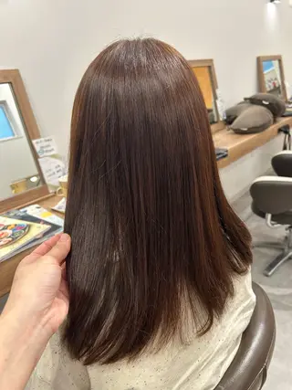 ミディアム パーマ やまこし 美裕樹のヘアスタイル