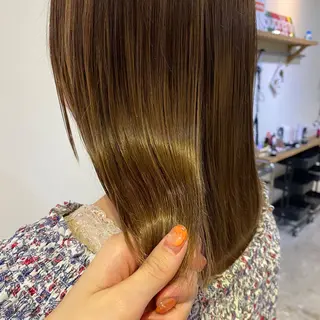 ミディアム 似合わせ提案サラ艶♡ 彩華のヘアスタイル