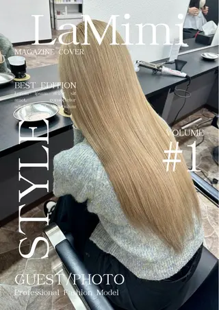 ロング カラー La Mimiのヘアスタイル