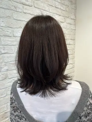 ミディアム ヘアアレンジ 鈴木 菜々映のヘアスタイル