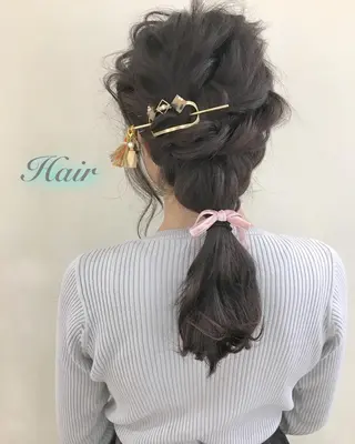 ヘアアレンジ 柳澤 興輝のヘアスタイル