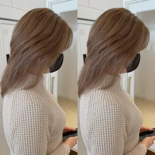 セミロング 佐々木 裕一のヘアスタイル