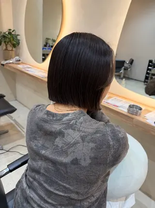 ミディアム layer・bob カット/  YURIのヘアスタイル