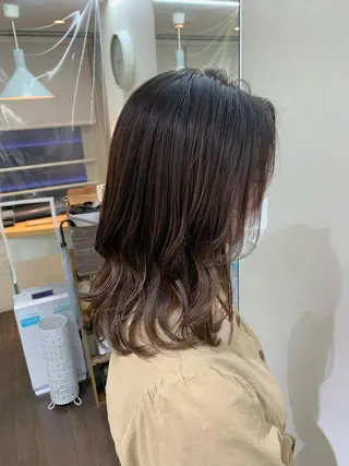 ミディアム デジタルパーマ🫧 韓国風ヘア🫧サクラのヘアスタイル