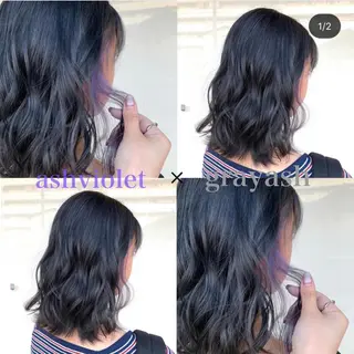 ミディアム 🫧艶髪カラー🫧 森本くるみのヘアスタイル