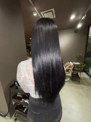 ロング NOA/トレンドヘア ブリーチなし艶カラーのヘアスタイル