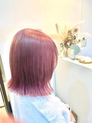 ミディアム カラー 中村 あやかのヘアスタイル