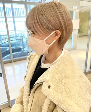 ショート カラー ❤️ダブルカラー 髪質改善❤️SAYAのヘアスタイル