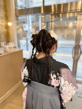 ヘアアレンジ 髪質改善/レイヤー 暖色/shiinaのヘアスタイル