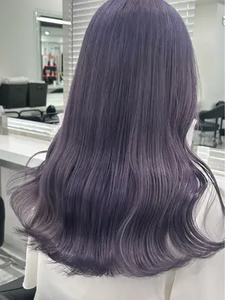 セミロング カラー 渋谷人気1位✨カラー 縮毛、髪質改善のヘアスタイル
