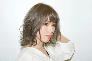 ミディアム カラー 及川 祐輔のヘアスタイル