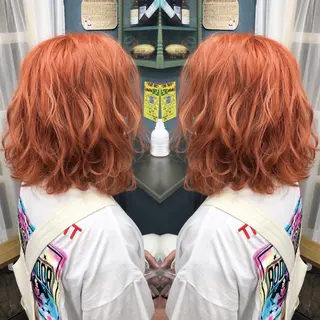 ミディアム カラー 美魔女 美容師NAOのヘアスタイル