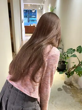 ロング カラー 博多韓国ヘア /髪質改善【美涼】のヘアスタイル