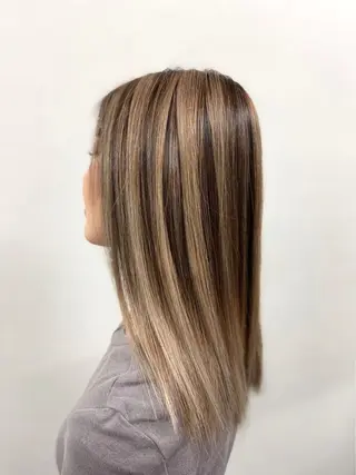 ロング カラー ヘアアレンジ メンズ 🧡可愛い色落ち🧡 ハイトーン特化🧡のヘアスタイル