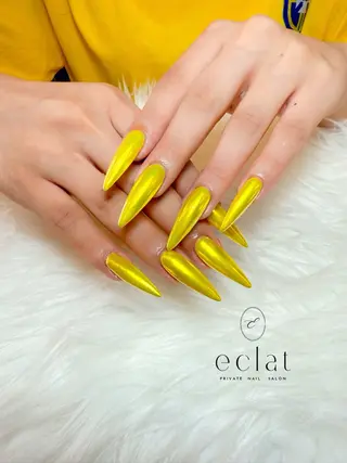 ロング eclat.nail エクラネイルのネイルデザイン
