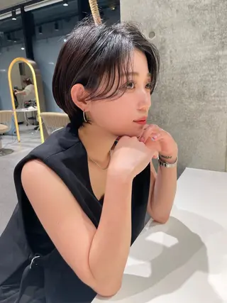 ショート カラー Aster 店長 れおん✂️のヘアスタイル