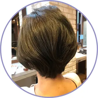 ショート カラー いのうえ みわこのヘアスタイル