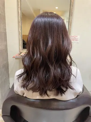 ロング カラー 小顔/似合わせカット 杉山莉菜のヘアスタイル