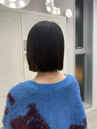 ショート パーマ 縮毛矯正/ウルフ/ ボブ/増田のヘアスタイル