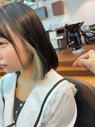 ショート ショート/ボブ ハイトーン❤️原航平のヘアスタイル