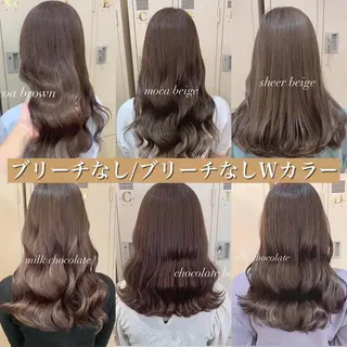 ロング カラー ヘアアレンジ 代表🎀 ふわモテ愛 され髪🩷yumiのヘアスタイル