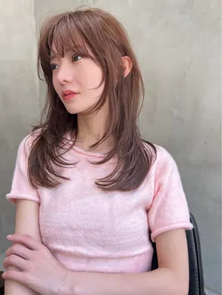 ロング カラー ヘアアレンジ レイヤー/髪質改善/ /北 啓吾のヘアスタイル