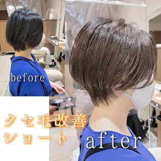 ショート 村岡【店長】 【骨格矯正ショート】のヘアスタイル