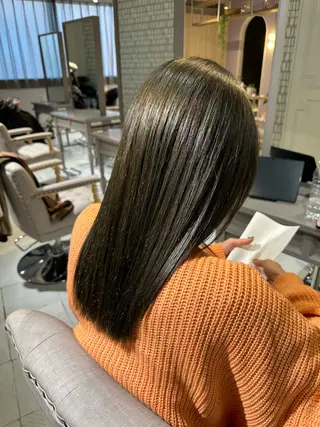 ミディアム カラー 北千住 髪質改善 カナのヘアスタイル