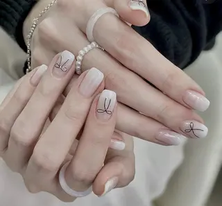 ネイル By moonネイル 🌷ワンホン/韓国風のネイルデザイン