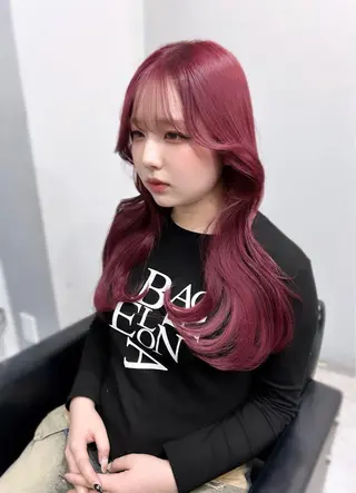 ロング カラー 💘大人可愛く💘 Natsuki❥❥❥のヘアスタイル