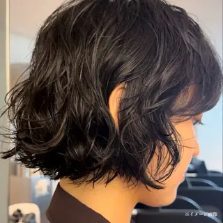 ショート パーマ manami/ ハッシュレイヤーのヘアスタイル