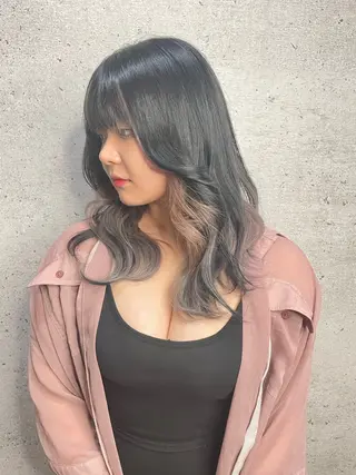 セミロング レイヤーカット 艶髪/西尾 幸樹のヘアスタイル