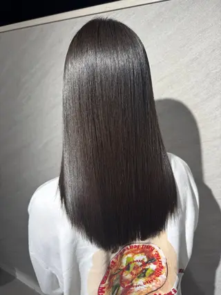 ロング カラー 西宮市で髪質改善 縮毛矯正特化のヘアスタイル
