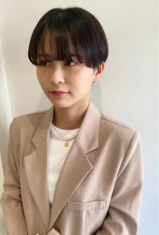 ショート RAIMA ケアハイトーンのヘアスタイル