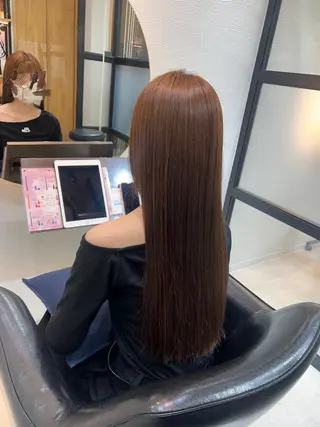 ロング カラー きはね 💚のヘアスタイル