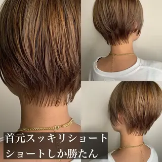 ショート カラー メンズサロン ANSWERのヘアスタイル