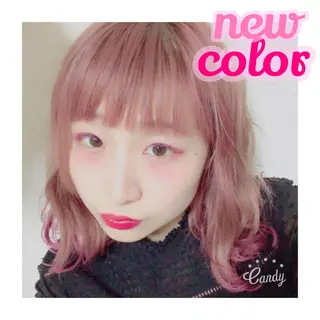 ミディアム カラー 💘カラー人気No. 1💘SAYAのヘアスタイル