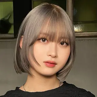 カラー ウルフ/レイヤー/ ブリーチカラーのヘアスタイル