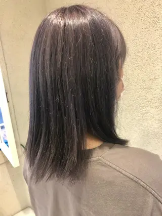 ミディアム 阿部 美咲のヘアスタイル