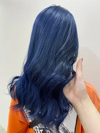 ロング カラー マンツーマン女性 美容師 奏のヘアスタイル